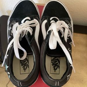 Custom Black LV Vans Sneakers🤍